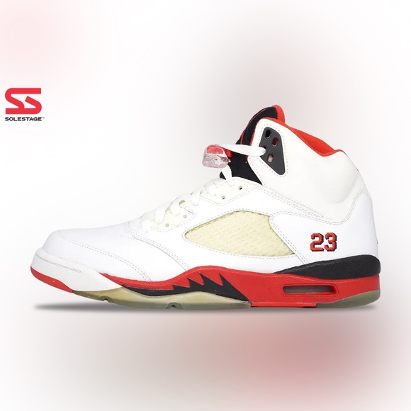 NWOT Air Jordan 5 Retro Fire Red (2006) US 11 - Picture 2 of 11